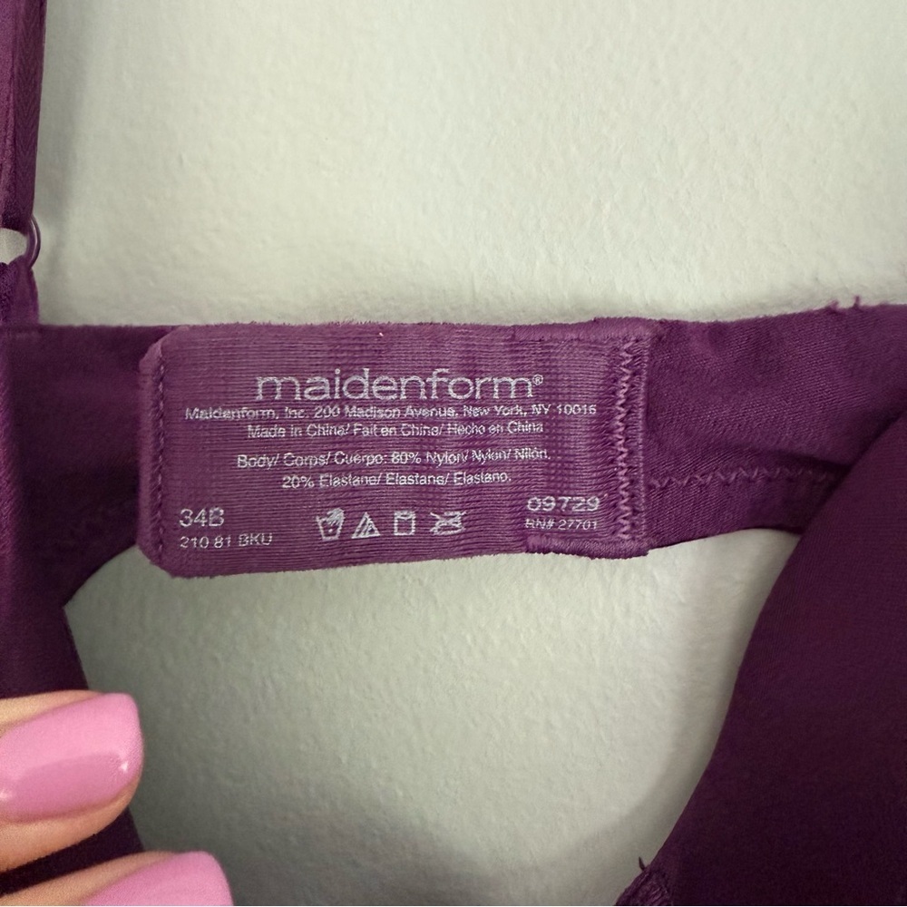 Maidenform Purple Bra - Picture 3 of 3